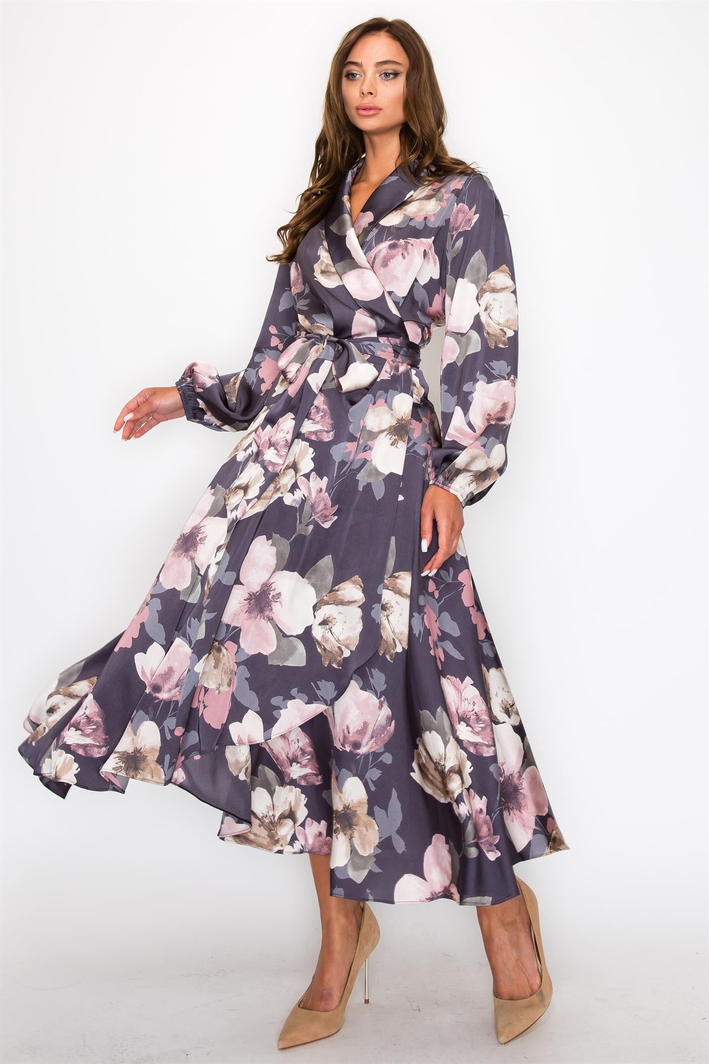 Fall Elegance Maxi Dress