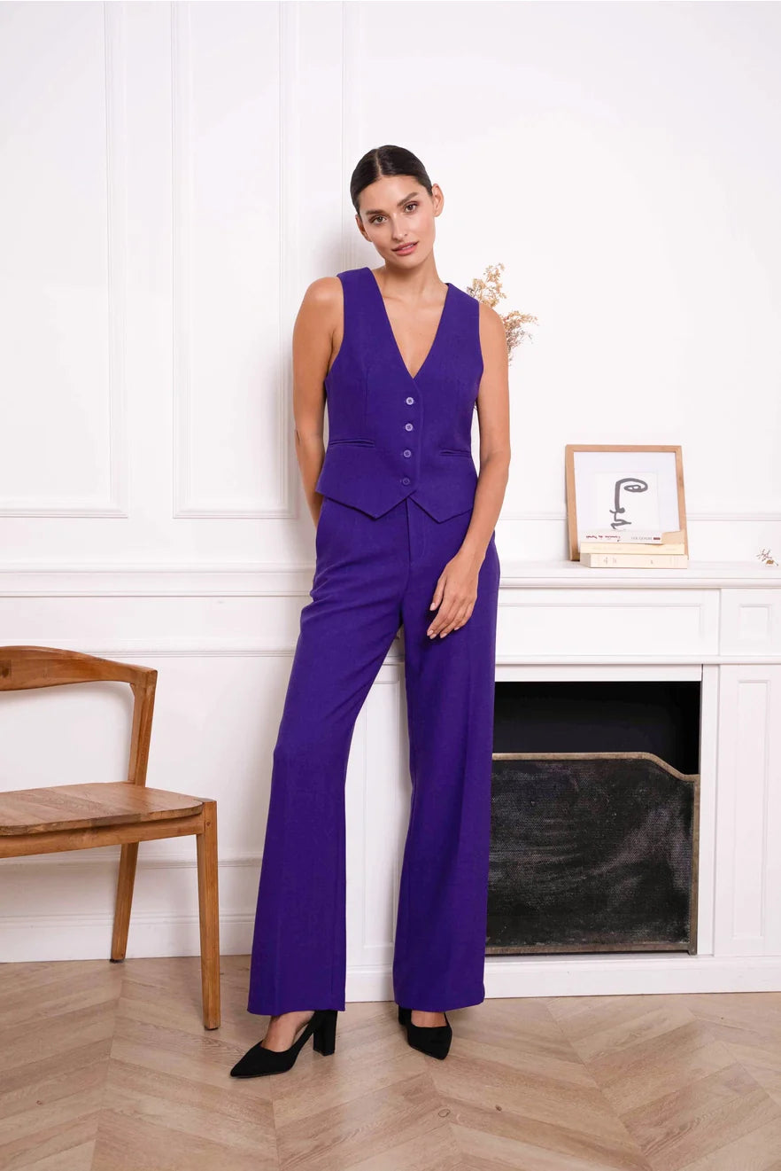 TIGHTBOOTH PUTILITY DOWN VEST purple L TIGHTBOOTH PUTILITY DOWN VEST purple L