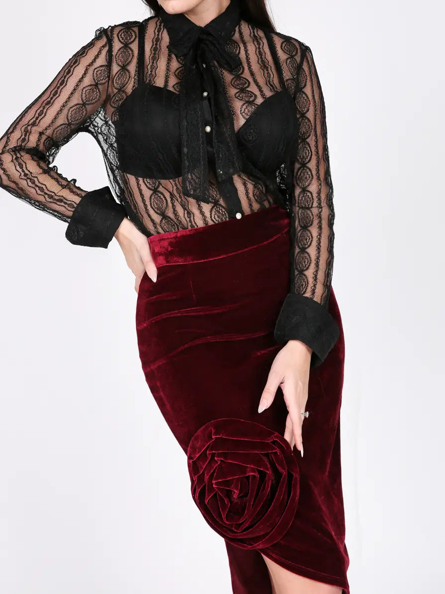 Sealed With A Rose Skirt