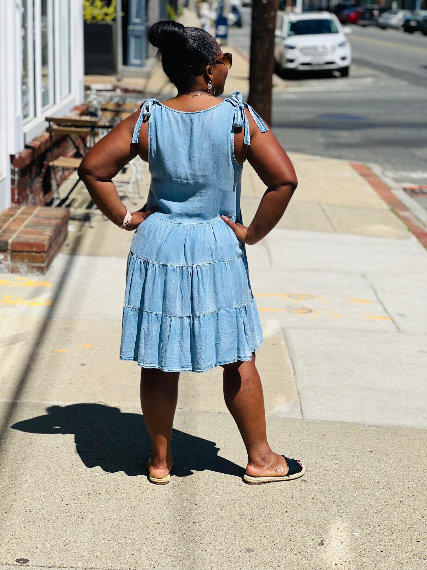 Chambray Layers Dress