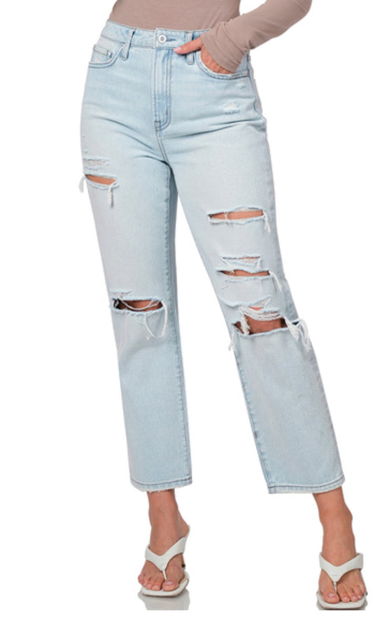 Cropped Boy/Girl Jeans