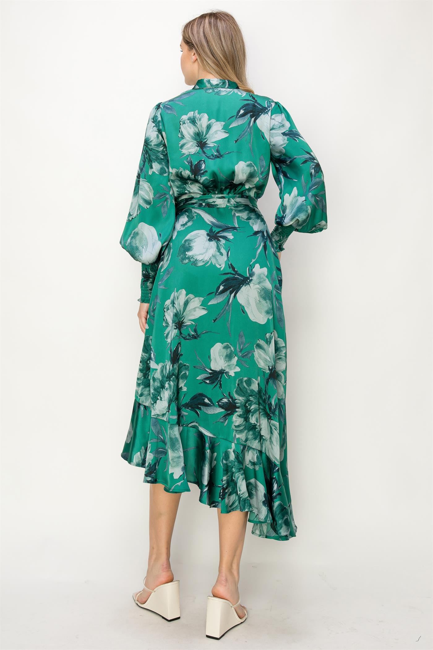 The Verde Floral Maxi Dress