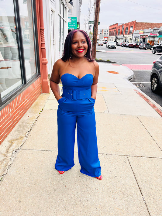 Cobalt Carrie Jumpsuit