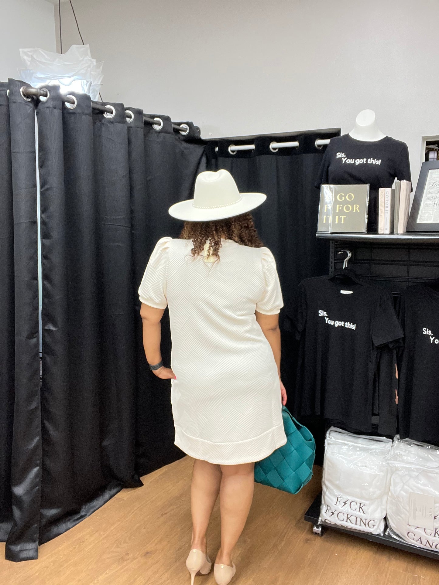 Diamond Cream Dress