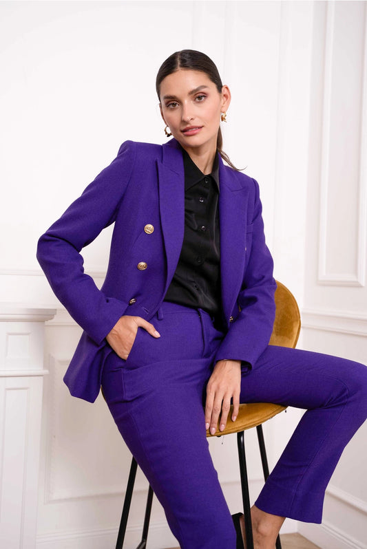 The Purple V Blazer