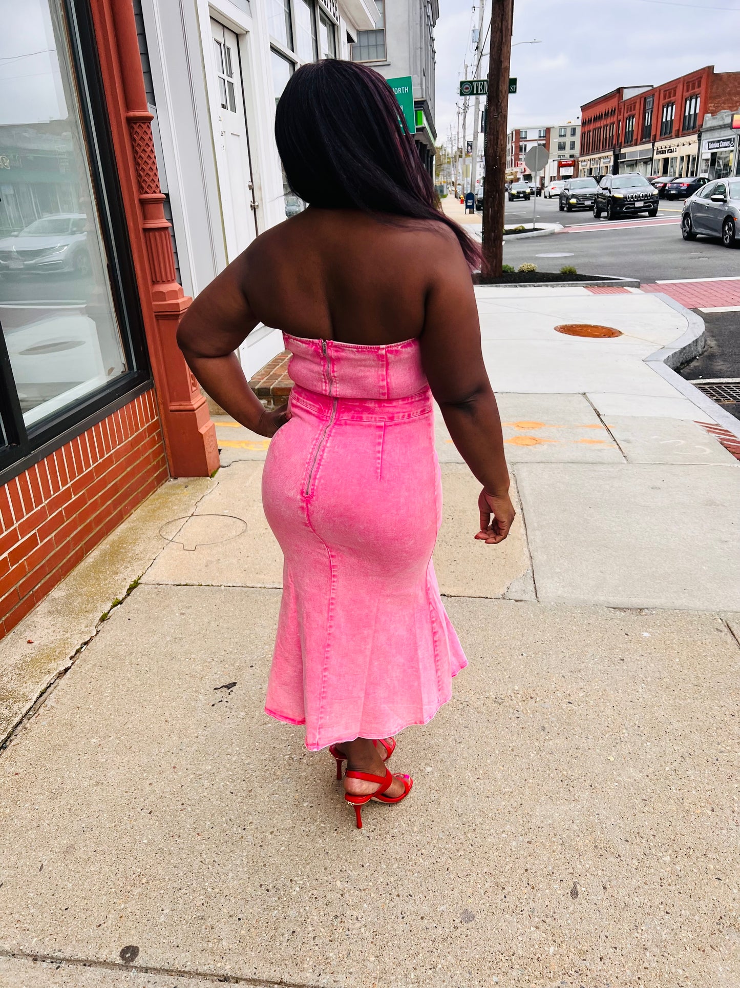 Washed Marilyn Midi Dress