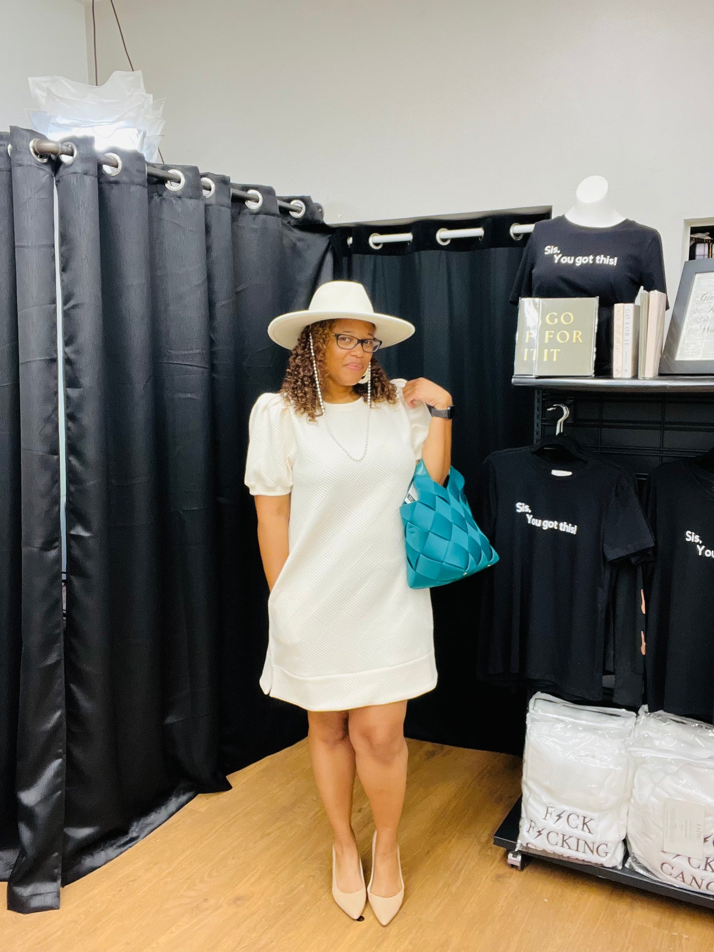 Diamond Cream Dress