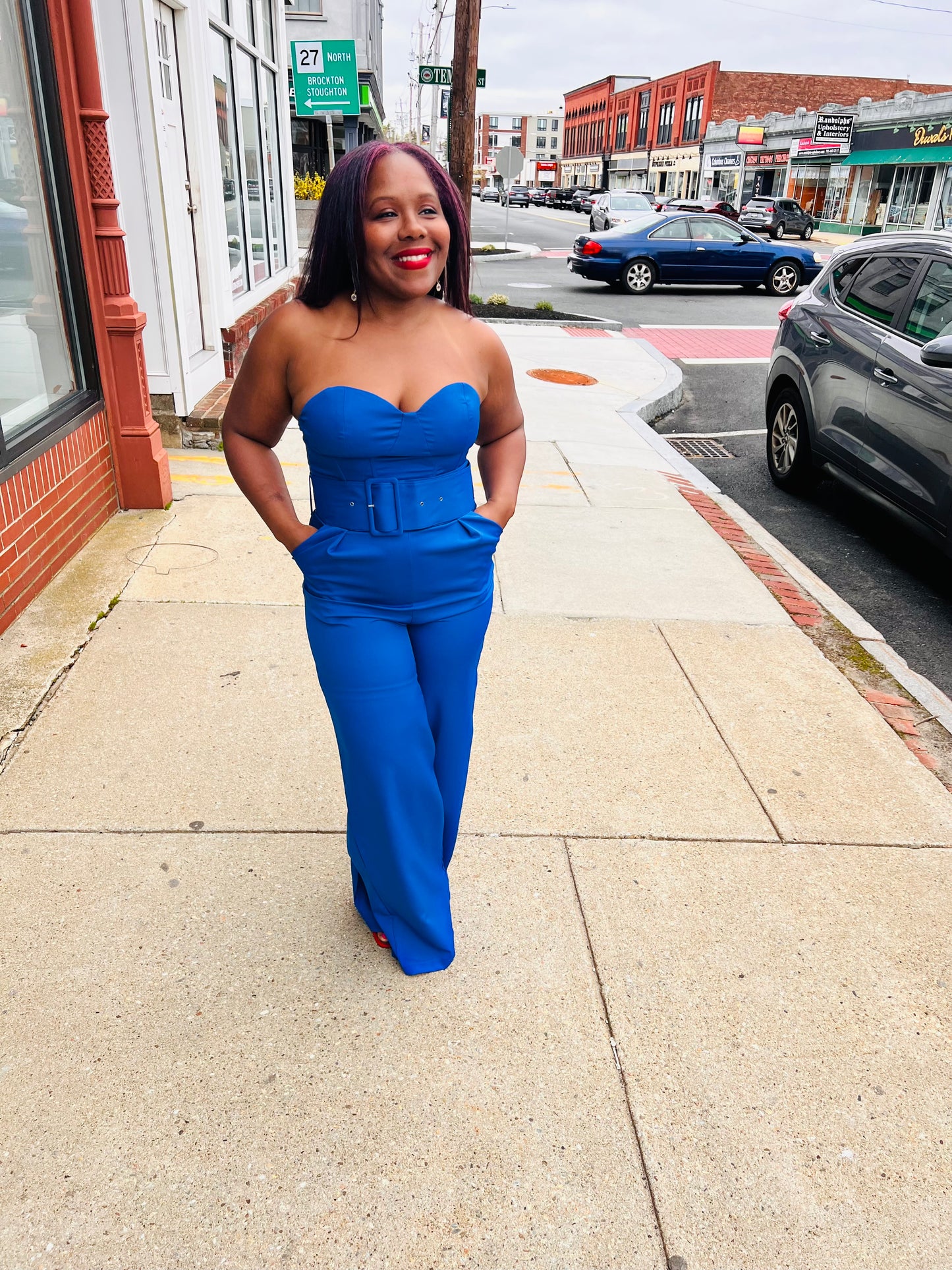 Cobalt Carrie Jumpsuit