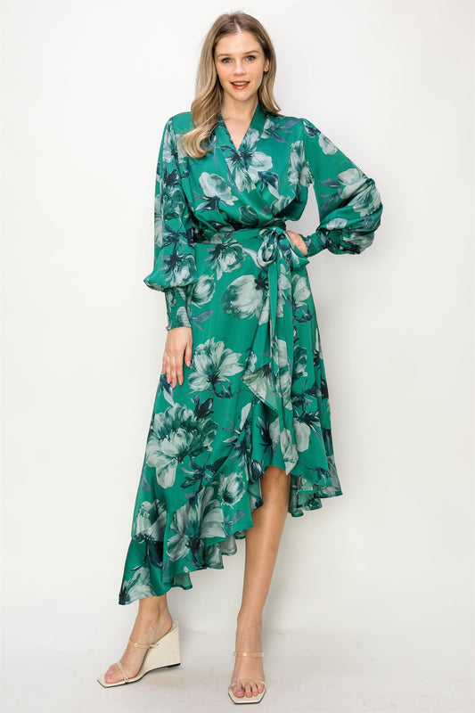 The Verde Floral Maxi Dress