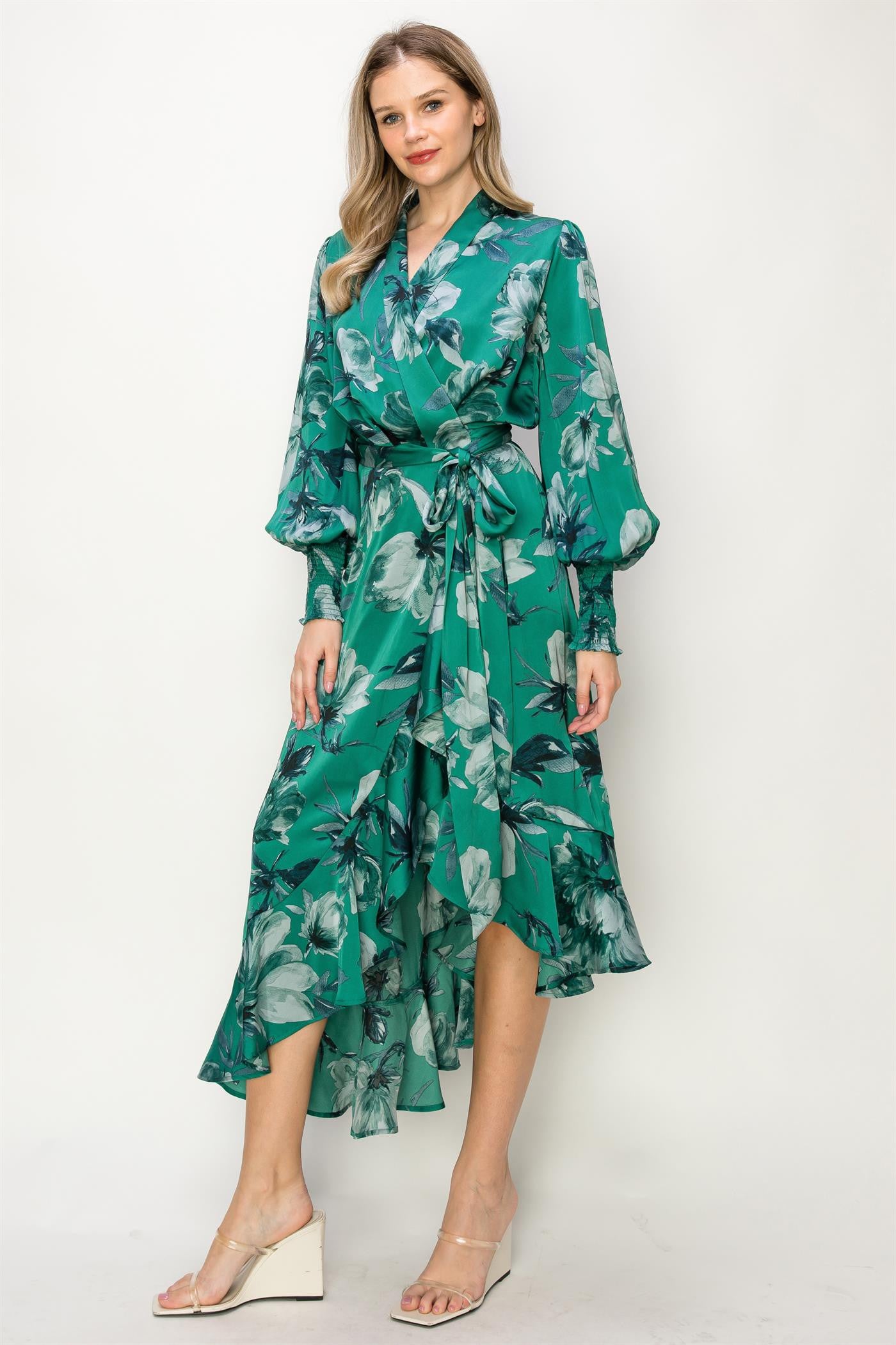 The Verde Floral Maxi Dress