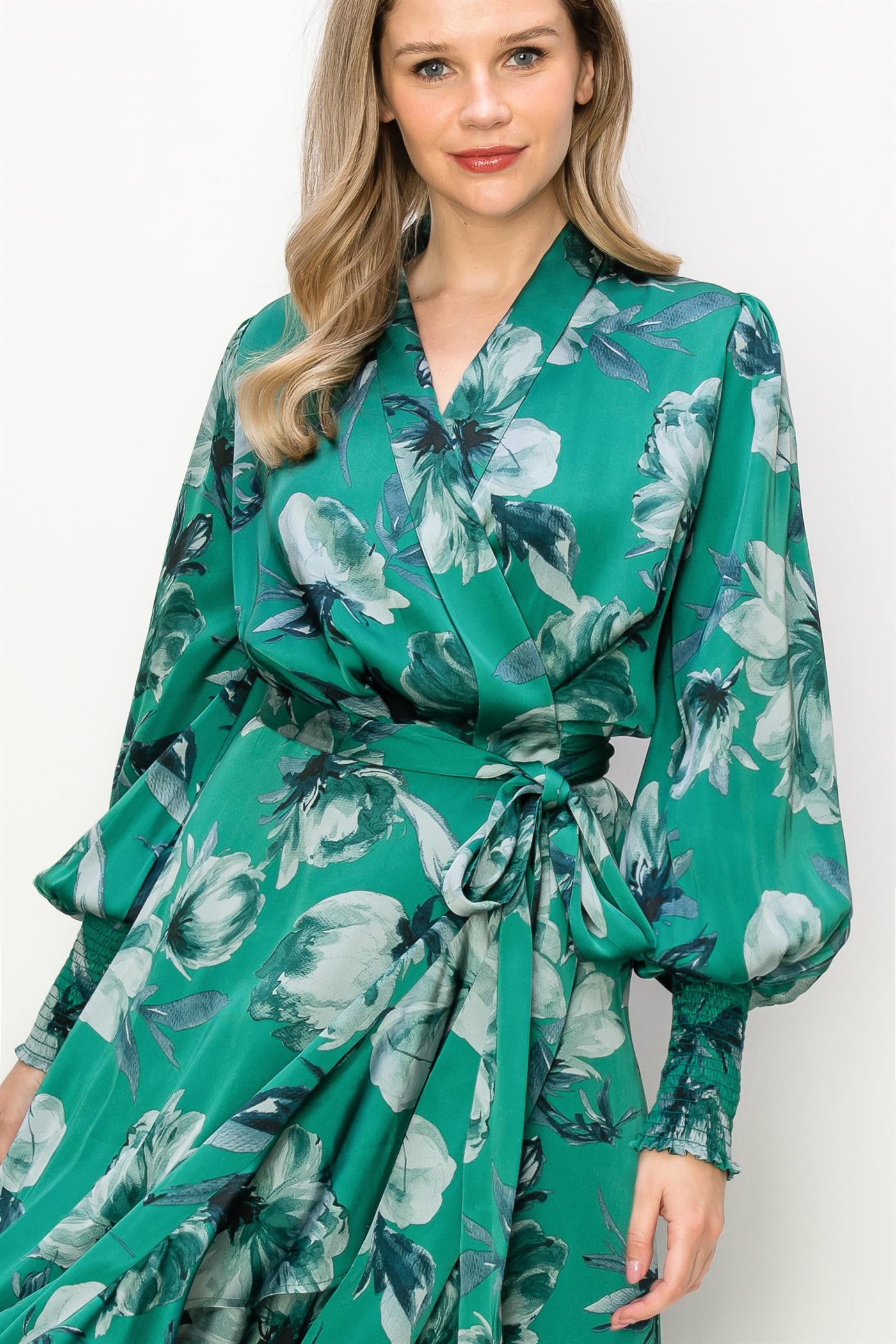 The Verde Floral Maxi Dress