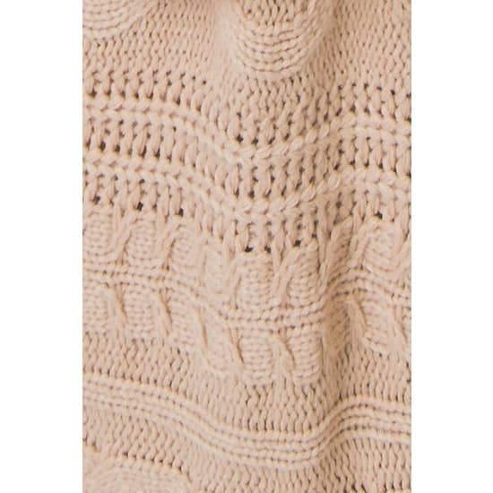 Bubbled Mini Sweater Dress - FashionFunPop