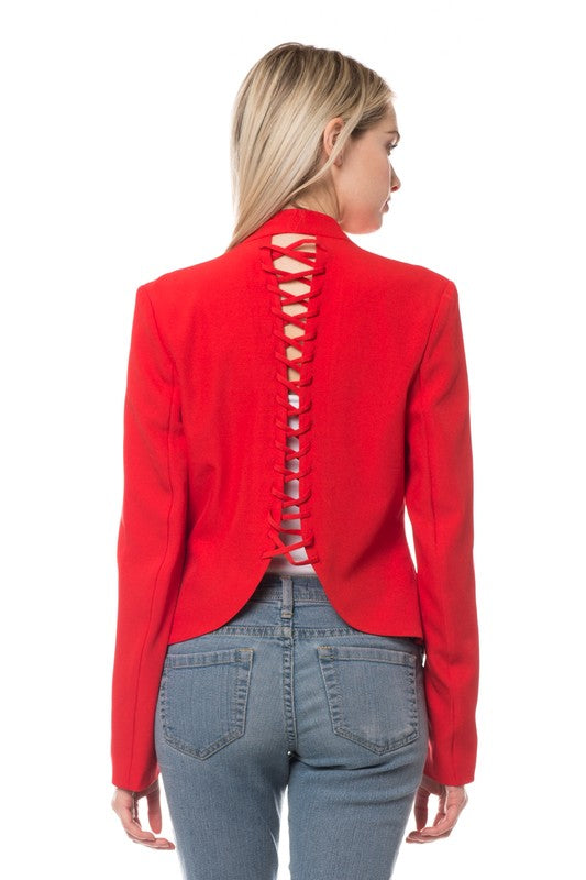 Criss Cross Blazer