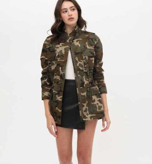 Camo Anorak Jacket - FashionFunPop