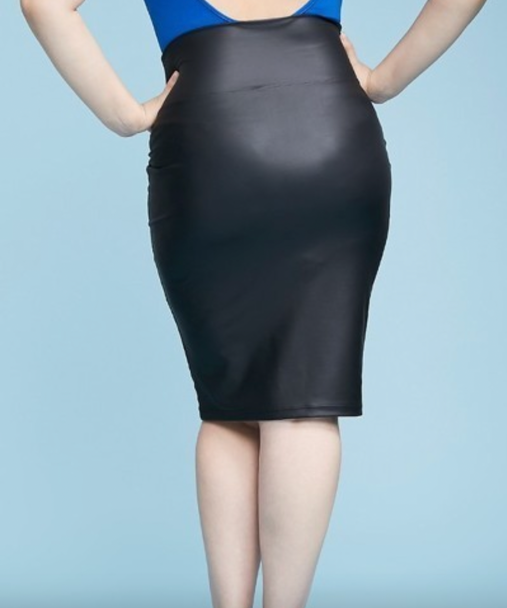 Leather pencil skirt deals size 10