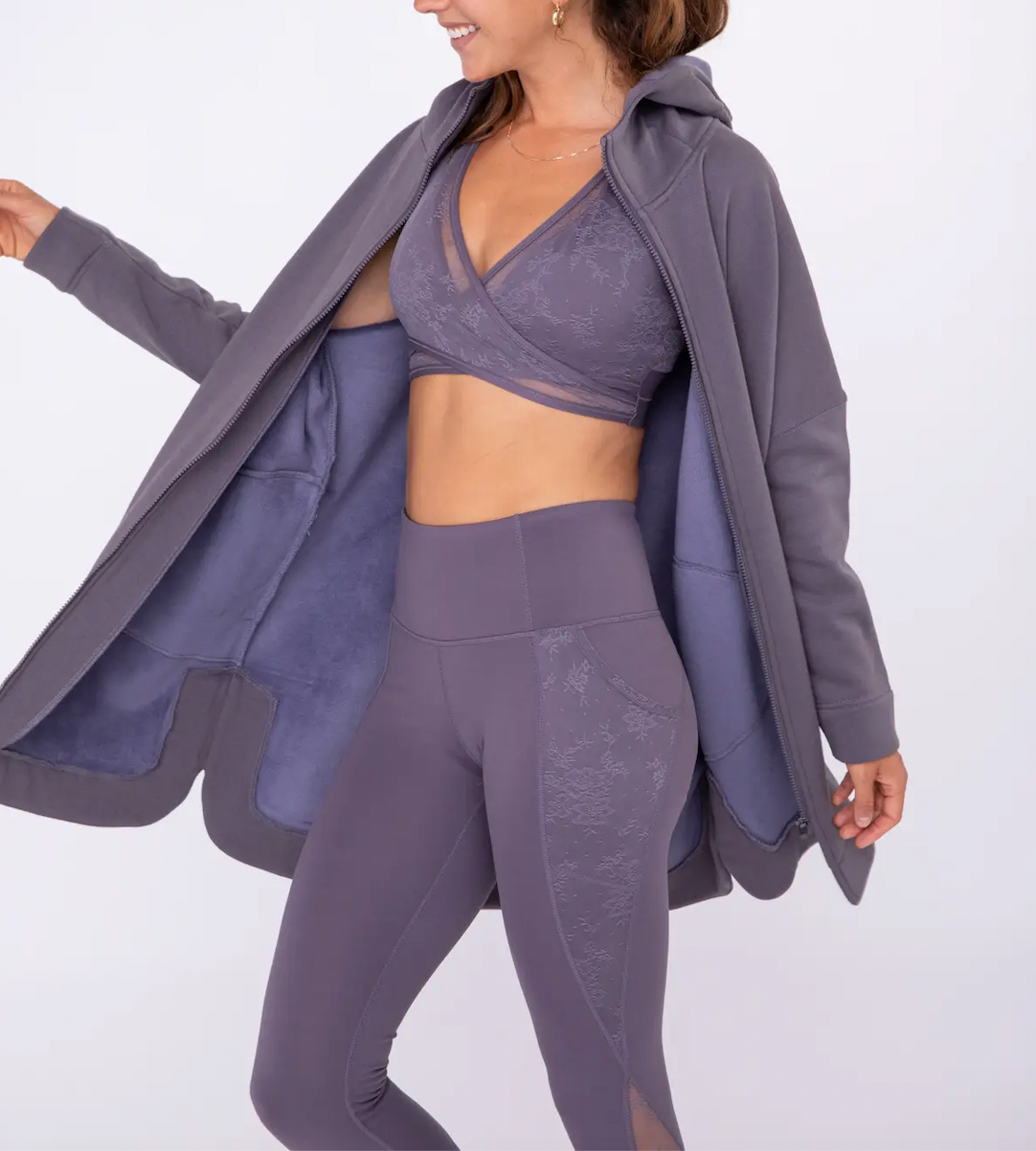 Deepest Purpled Athleisure Jacket