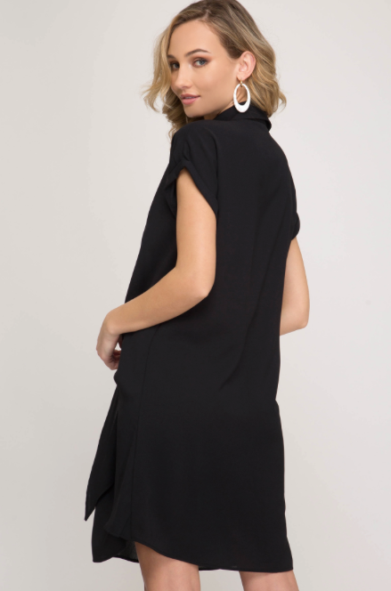 Knot Shirt Dress