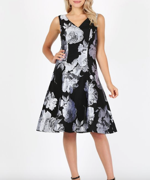 Floral Evening Dress