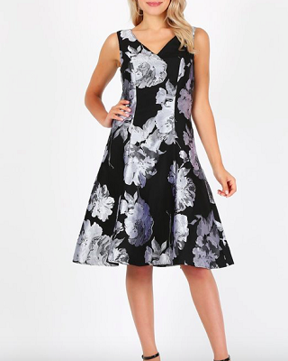 Floral Evening Dress