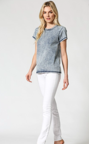 Washed Out Collection:  Enzyme Top