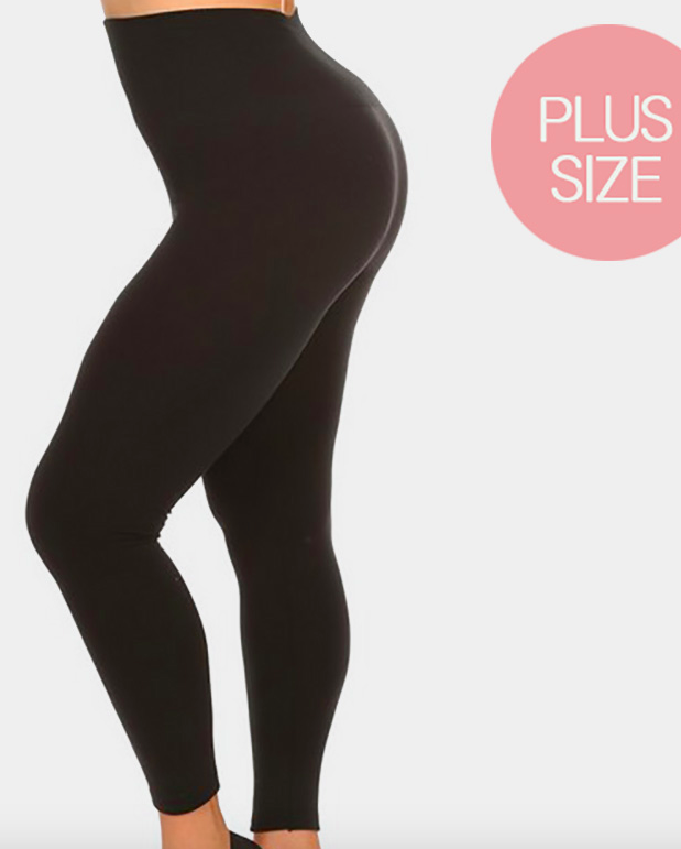 Seamless Fleece Leggings (One Size Plus)