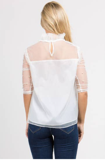 Romantic Pearl Top