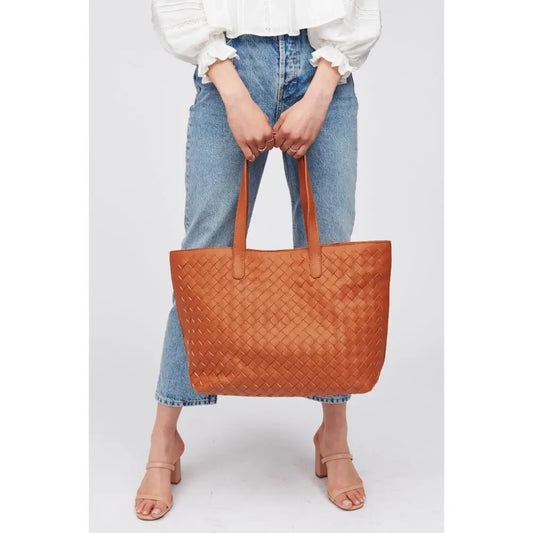 Vegan Basket Tote Bag