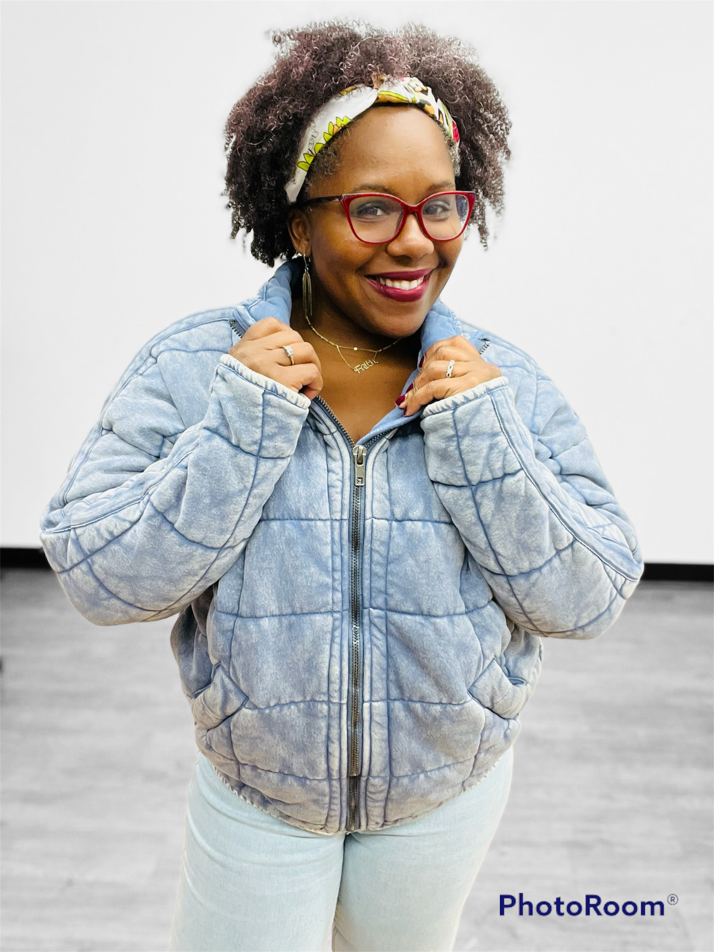 Washed Out Collection:  Quilted Jacket