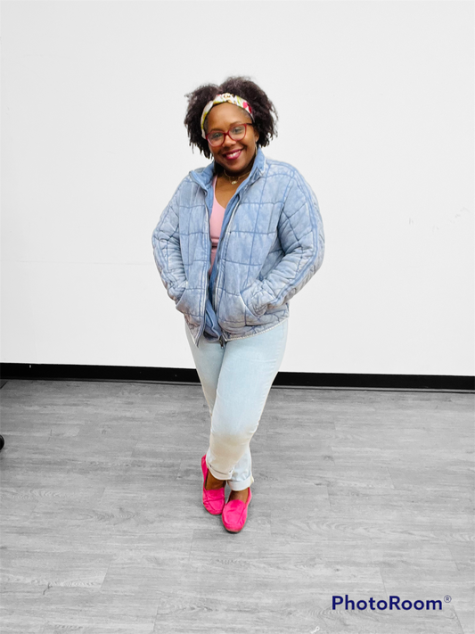 Washed Out Collection:  Quilted Jacket