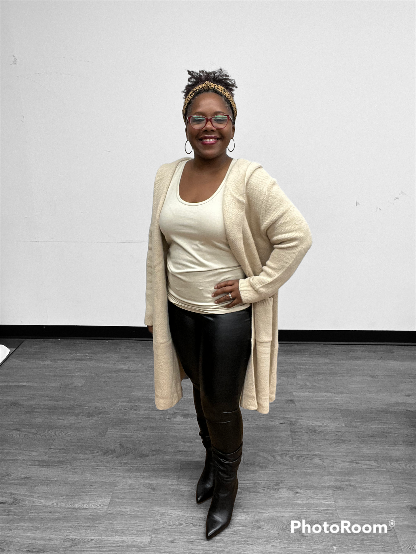 Hooded Open Cardi-Coat